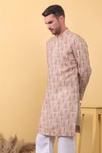 Buy Men's Ethnic Kurta Online - Riwaayat Khadi Linen Kurta Khadidhaga