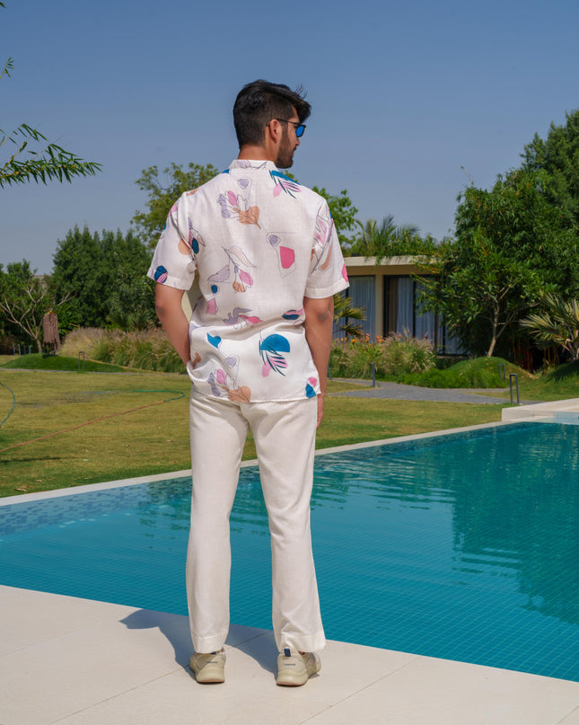 Percy - Half Sleeve Abstract Printed Shirt