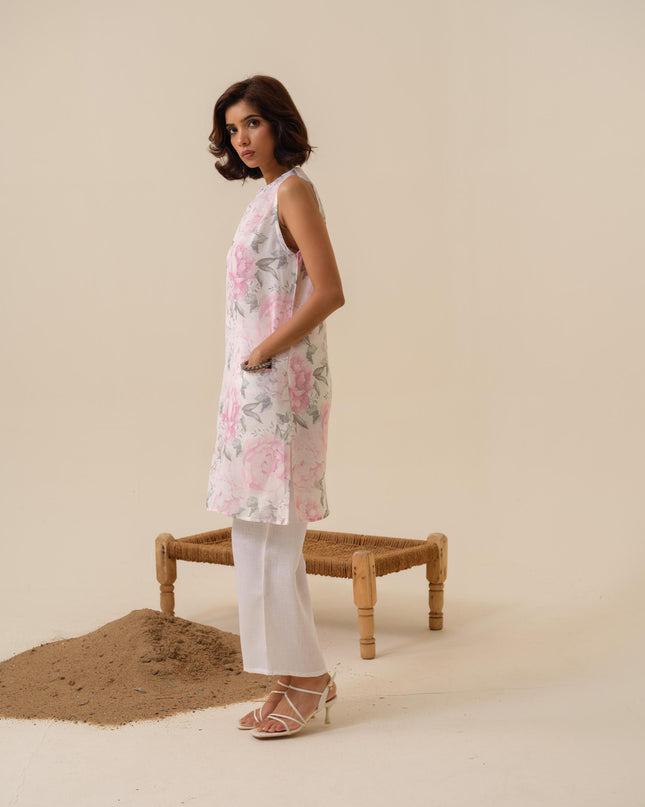 Barbie Drop Floral Printed Kurta