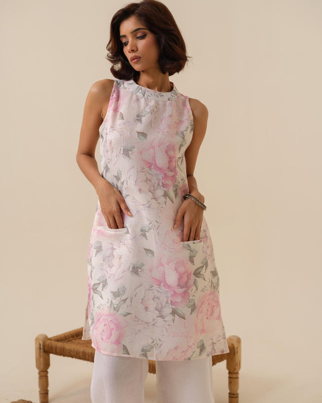 Barbie Drop Floral Printed Kurta