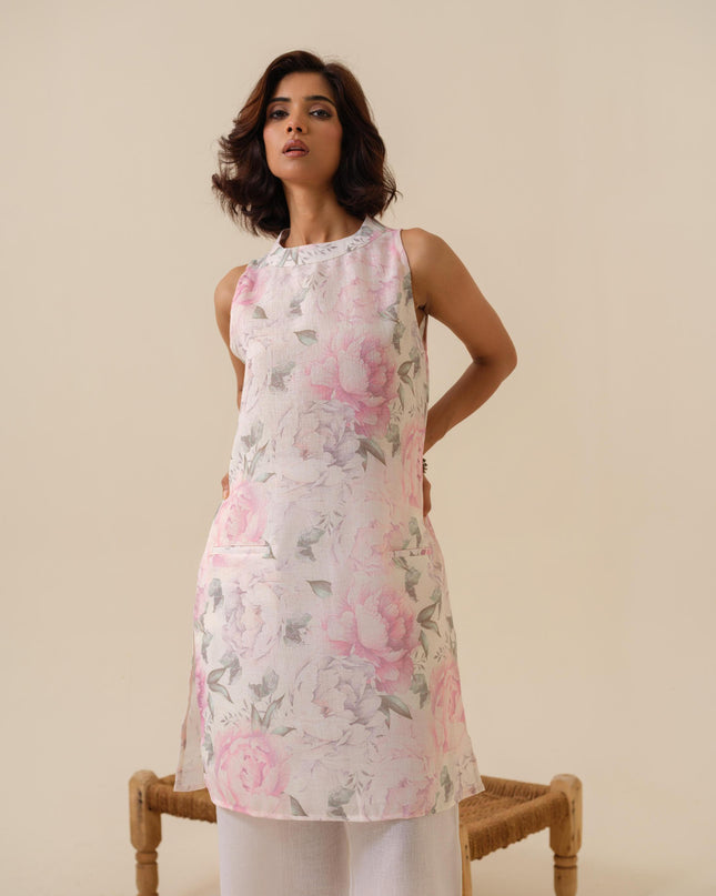 Barbie Drop Floral Printed Kurta