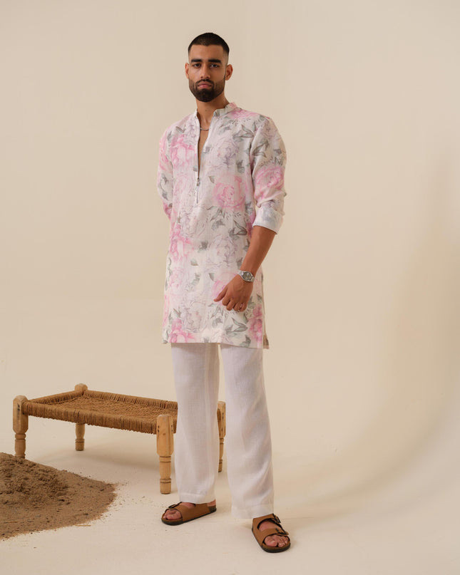 Raees Vibes - Men's Floral Kurta | Khadidhaga