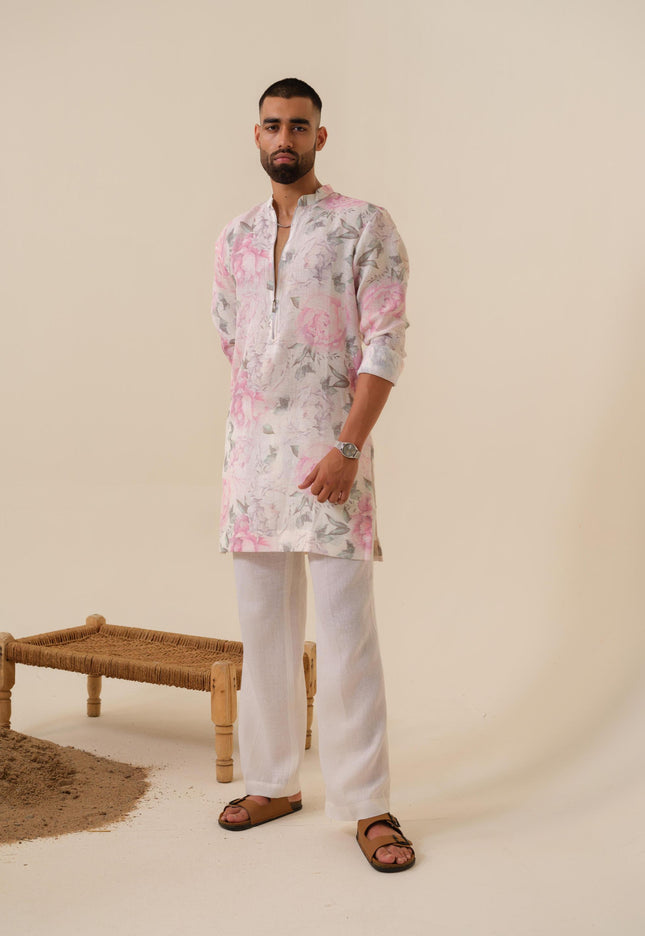 Raees Vibes - Men's Floral Kurta | Khadidhaga