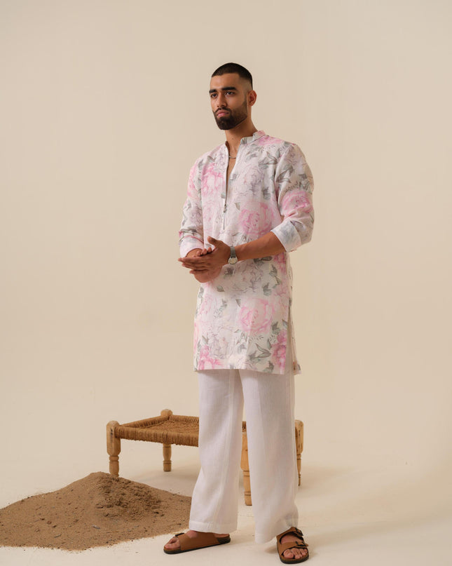 Raees Vibes - Men's Floral Kurta | Khadidhaga