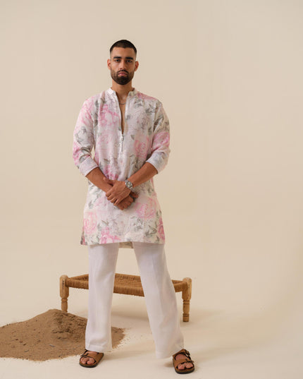 Raees Vibes - Men's Floral Kurta | Khadidhaga