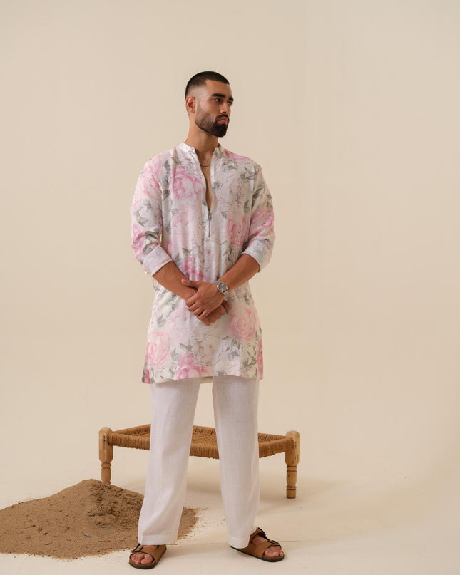Raees Vibes - Men's Floral Kurta | Khadidhaga