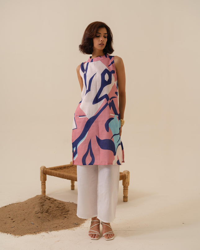 Pardesi Tadka Abstract Printed Kurta