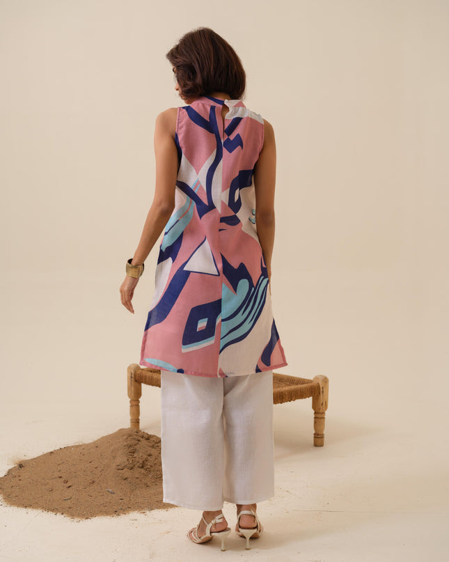 Pardesi Tadka Abstract Printed Kurta