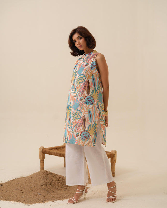 Thumka Threads Printed Floral Kurta