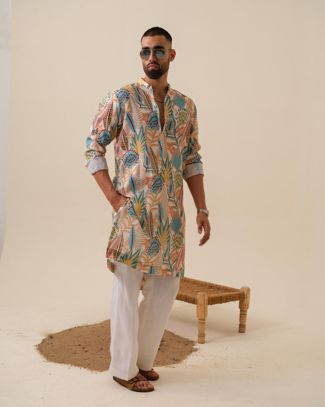 Jalwa Jatt Printed Kurta
