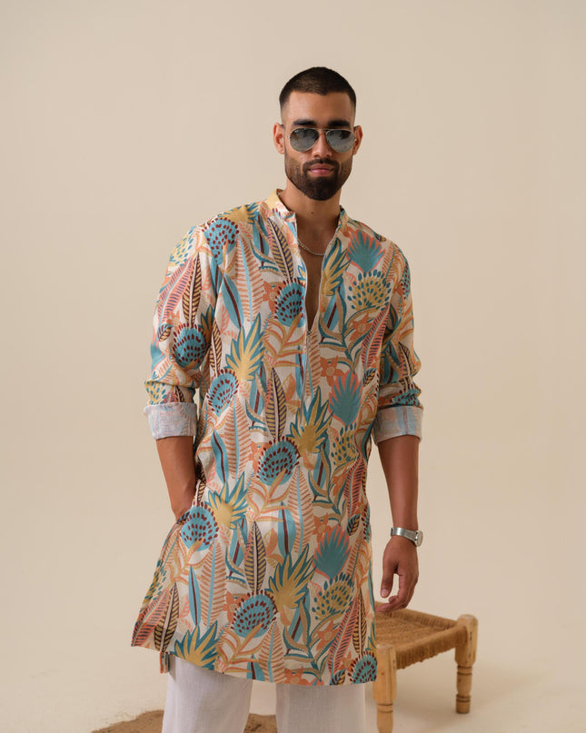 Jalwa Jatt Printed Kurta