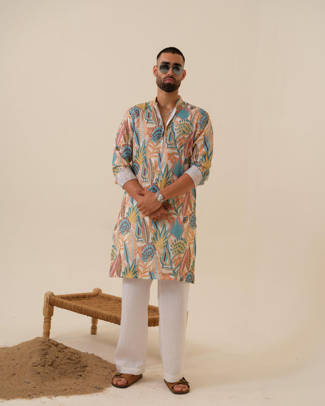 Jalwa Jatt Printed Kurta