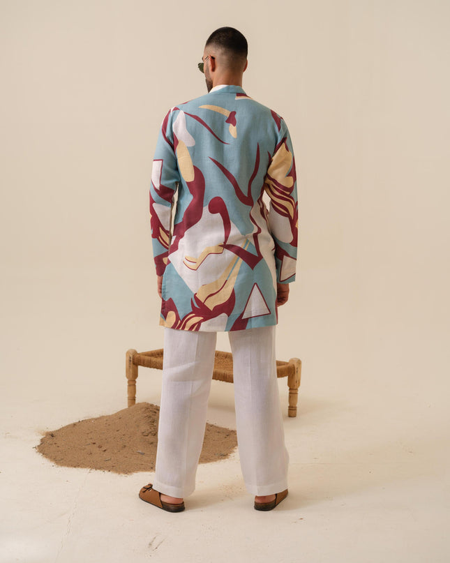 Urban Drip Abstract Printed