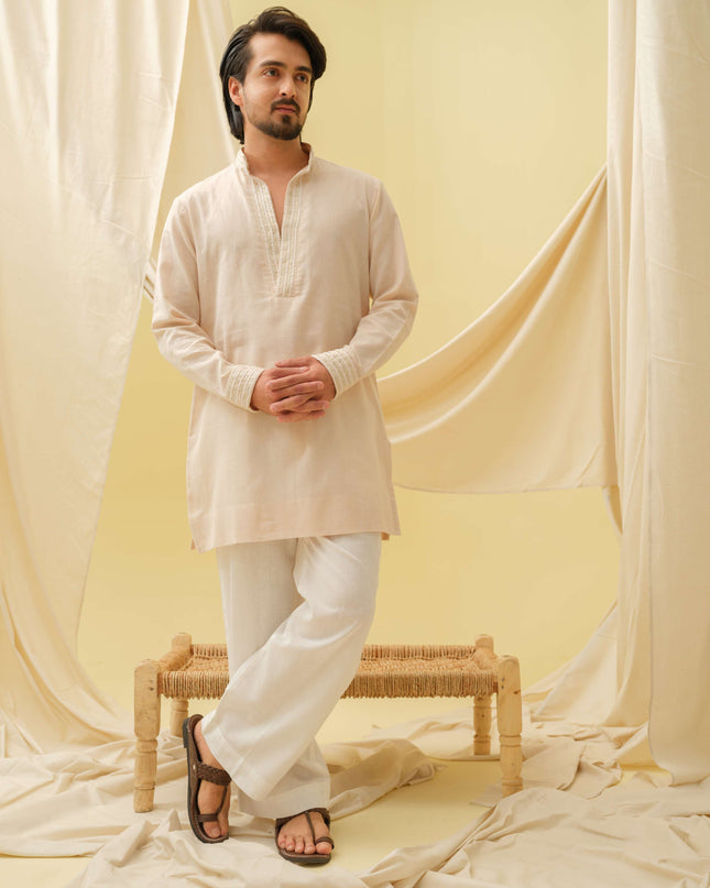 Urban Nawab Kurta (Beige)