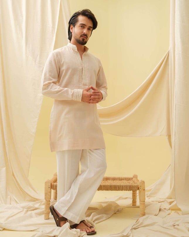 Urban Nawab Kurta (Beige)