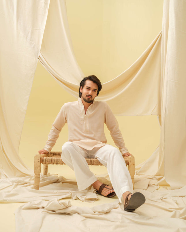 Urban Nawab Kurta (Beige)