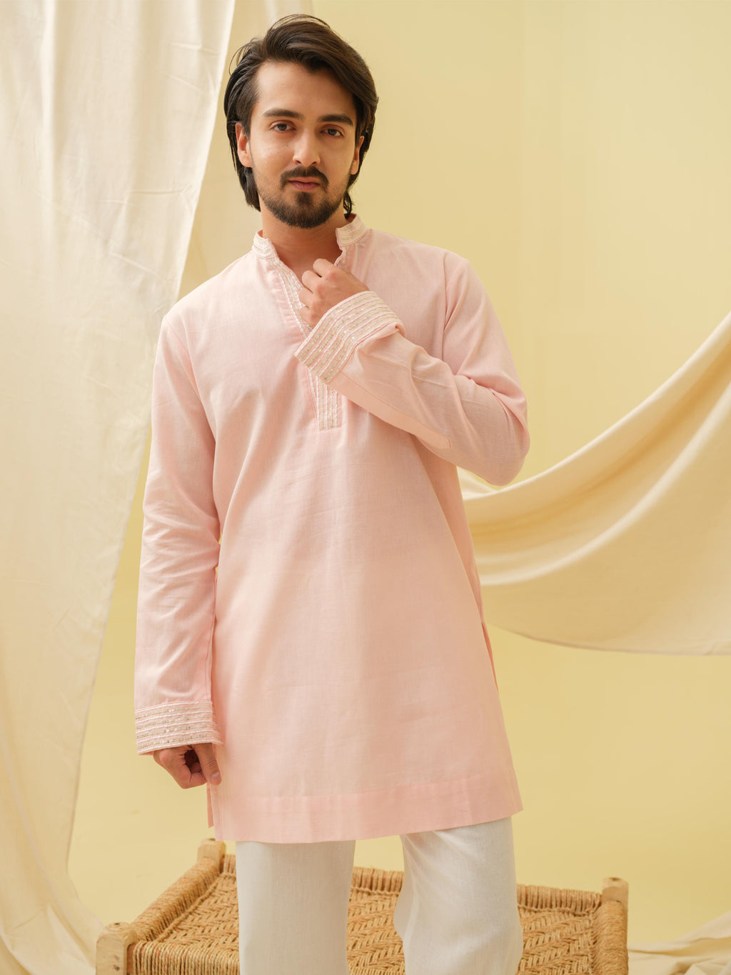 Urban Nawab Kurta (Pink)
