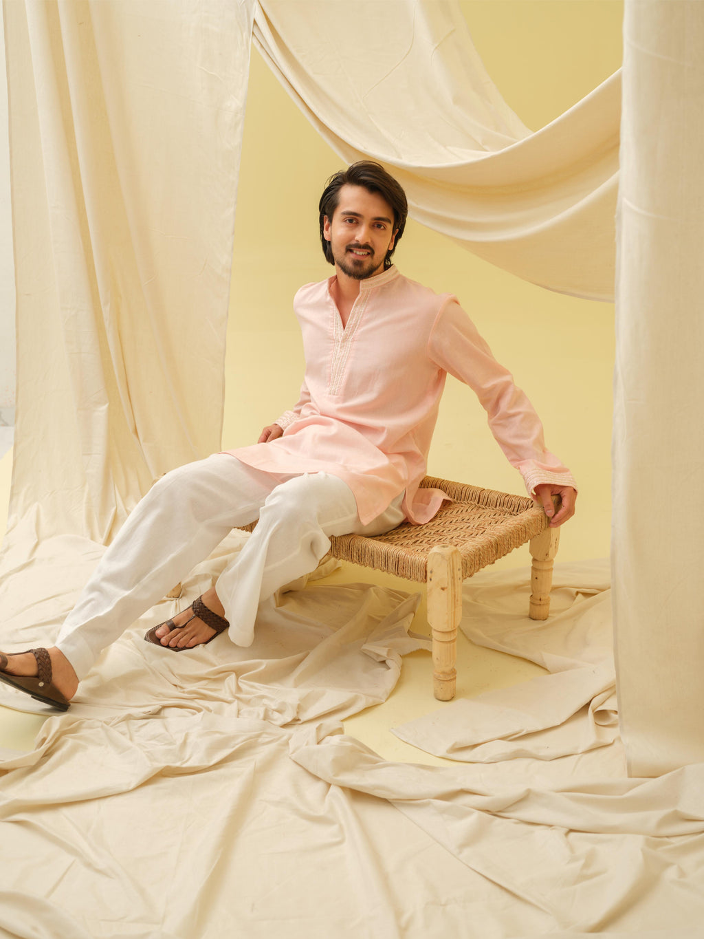 Urban Nawab Kurta (Pink)