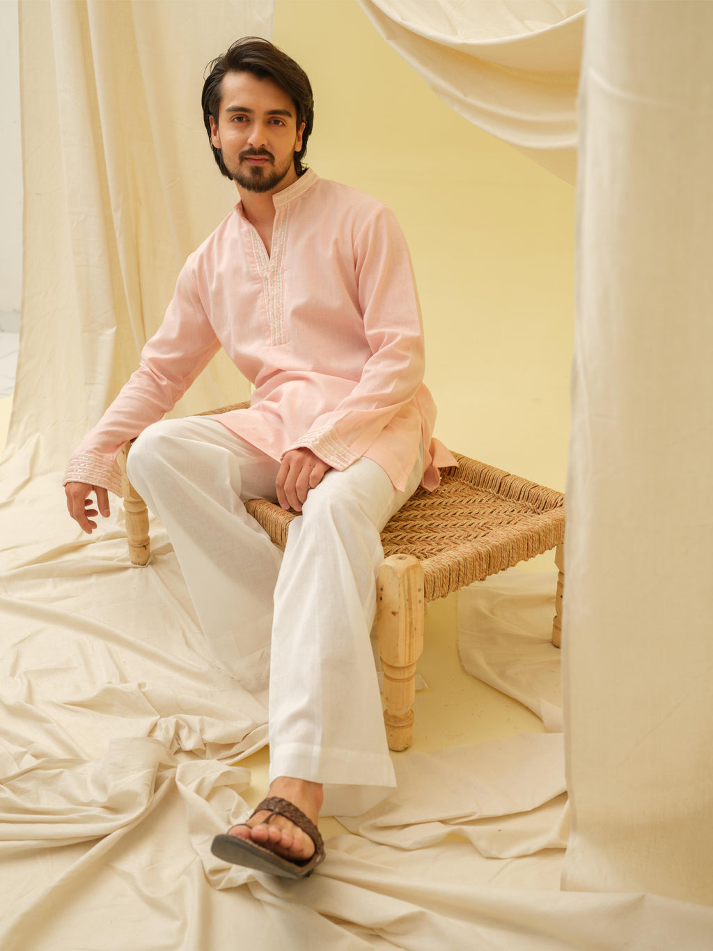 Urban Nawab Kurta (Pink)