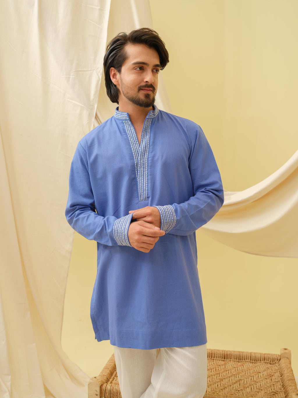 Urban Nawab Kurta (Royal Blue)