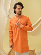 Urban Nawab Kurta (Orange)