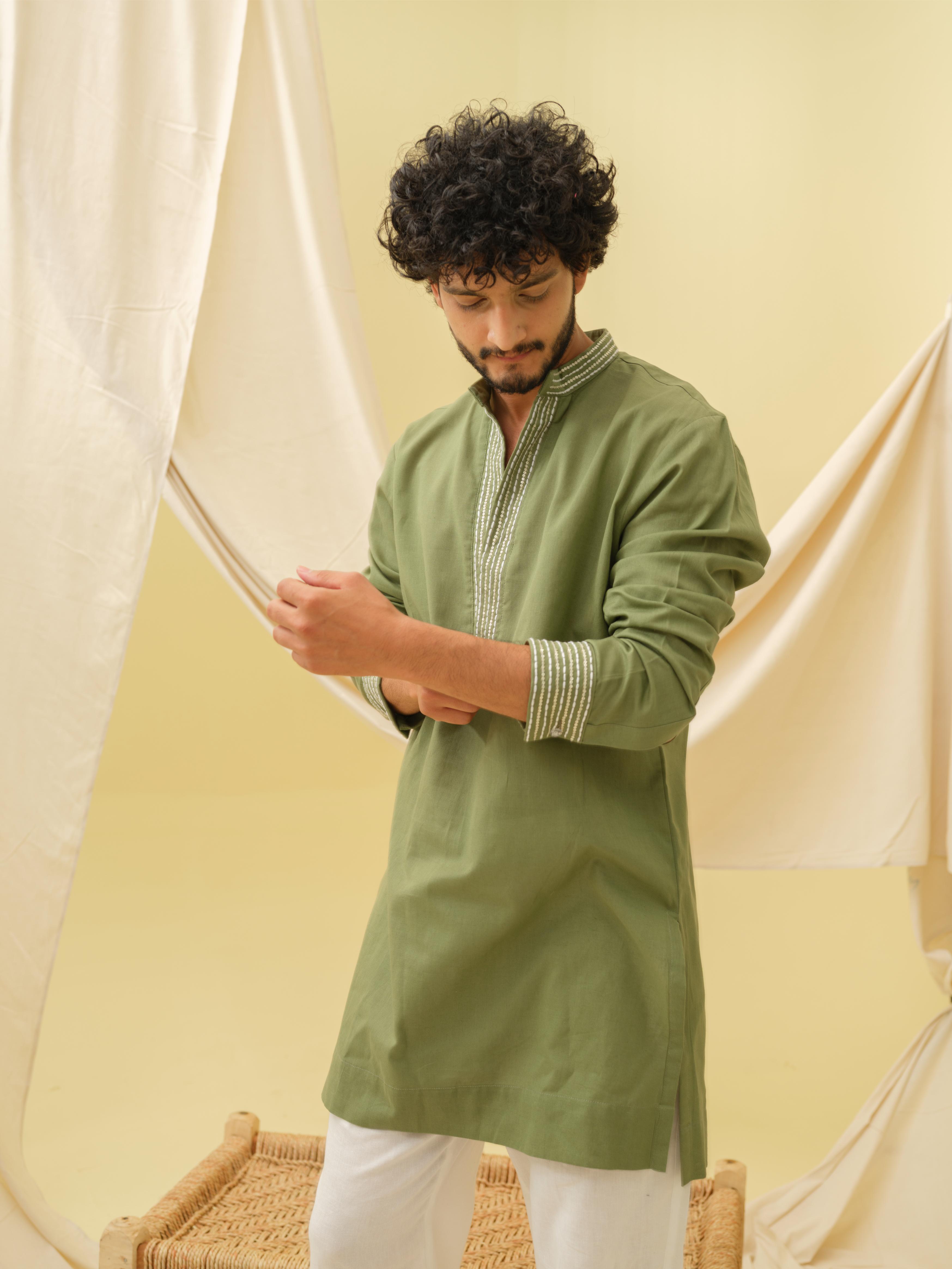 Urban Nawab Kurta (Green)
