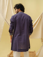 Urban Nawab Kurta (Navy Blue)