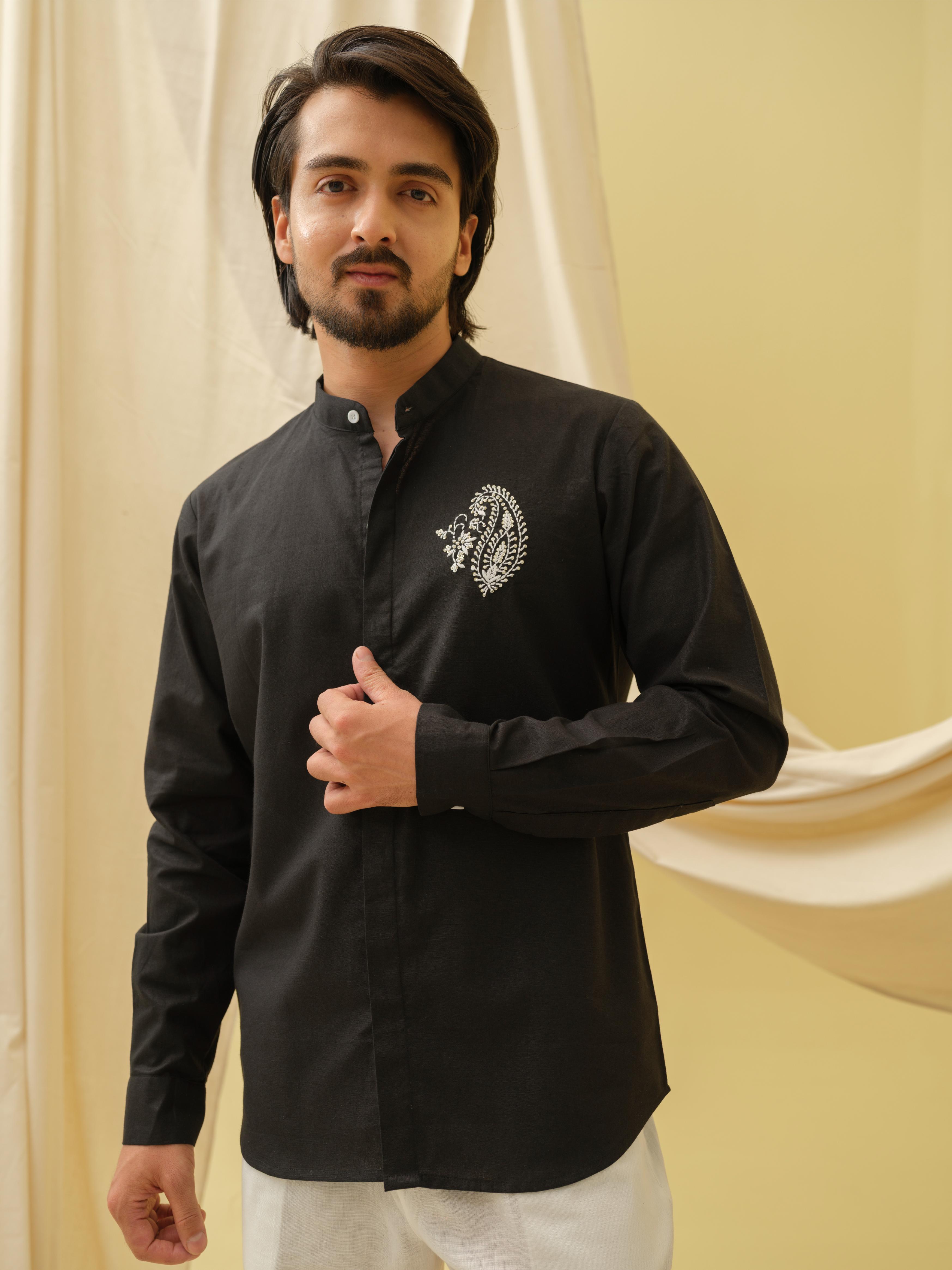 Urban Virasat Shirt with Motif