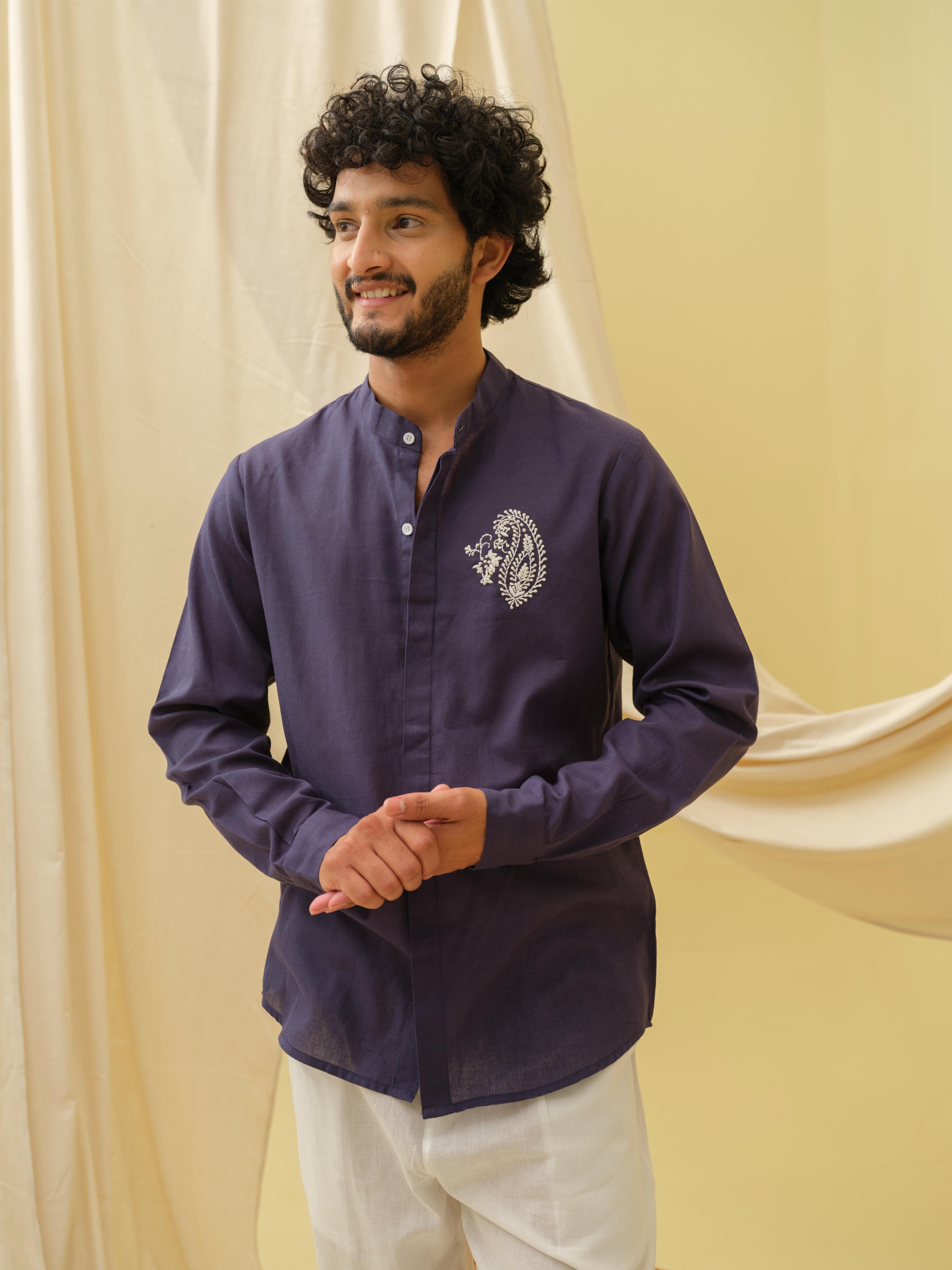 Urban Virasat Shirt with Motif