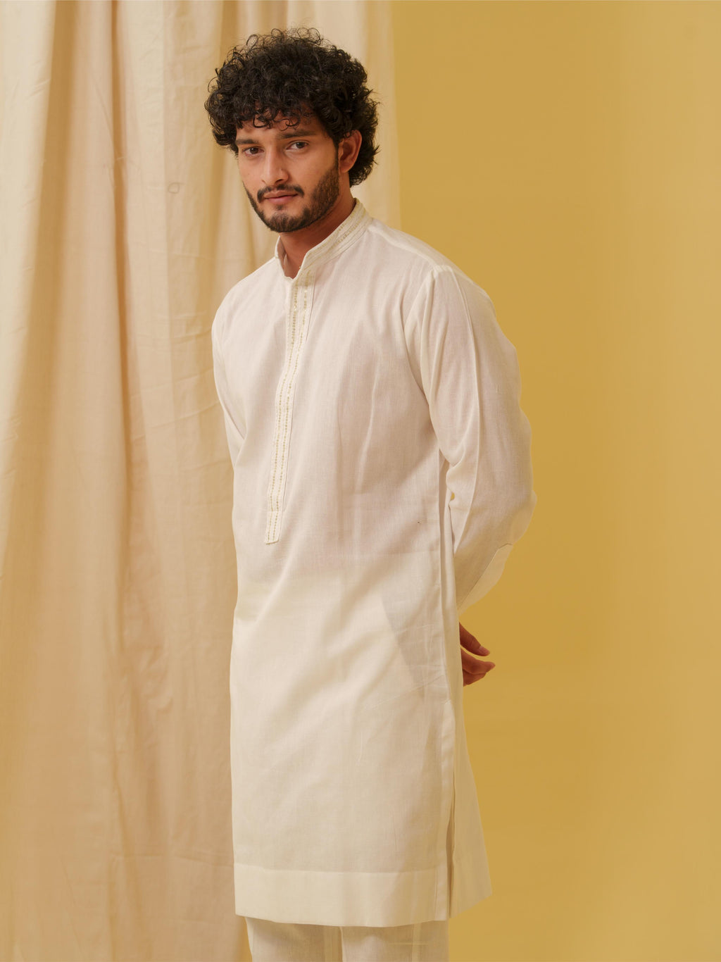 Urban Nawab Kurta (White)