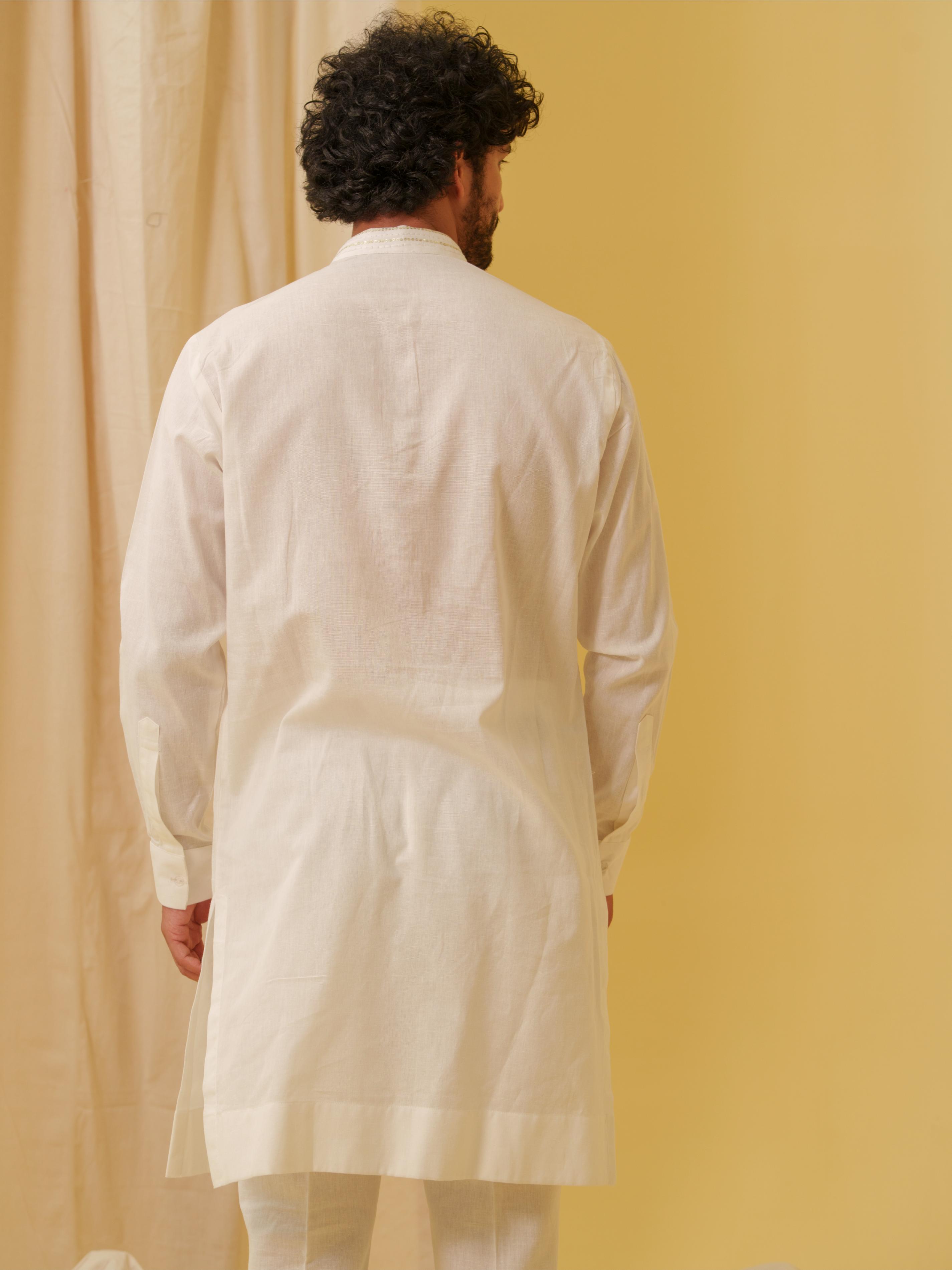 Urban Nawab Kurta (White)