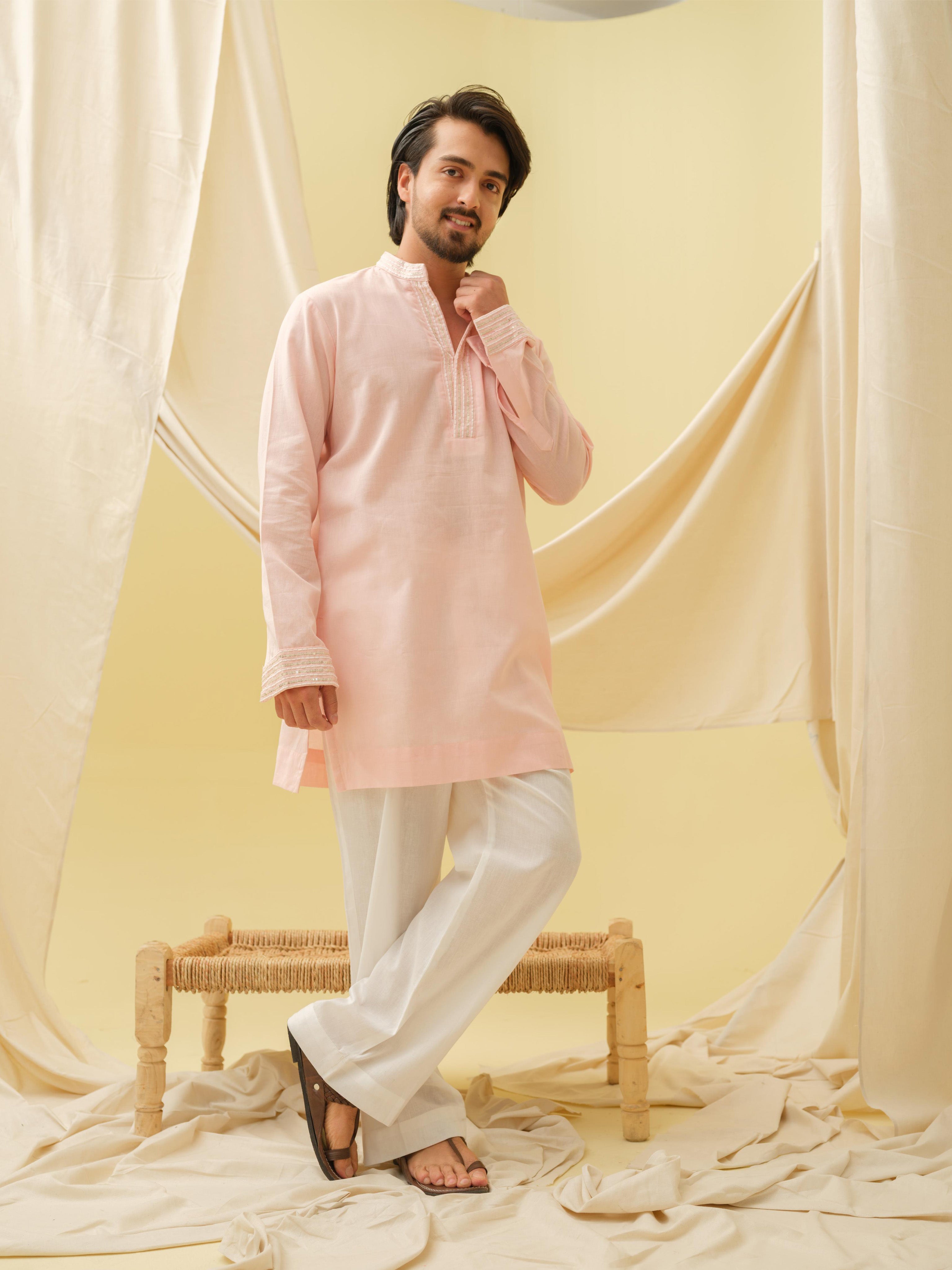 Urban Nawab Kurta (Pink)