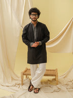 Urban Nawab Kurta (Black)