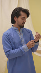 Urban Nawab Kurta (Royal Blue)