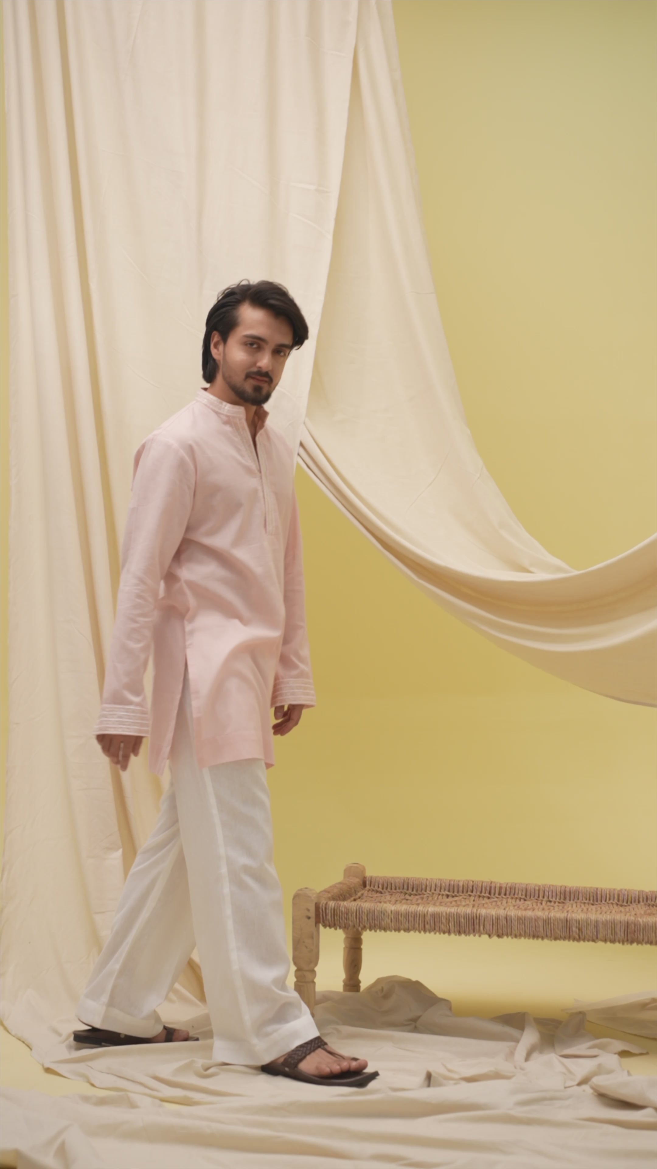 Urban Nawab Kurta (Pink)