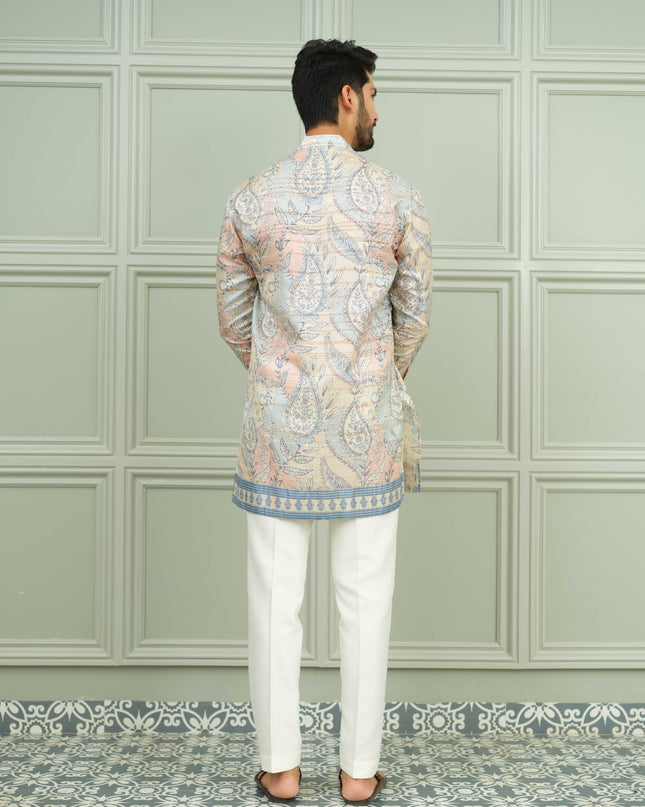 Raja Babu - Printed Kurta For Men